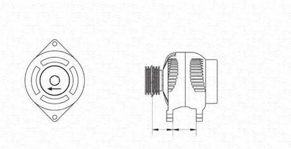 MAGNETI MARELLI 943354026010 Генератор