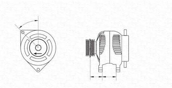 MAGNETI MARELLI 943355187010 Генератор