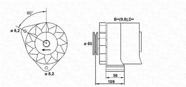 MAGNETI MARELLI 943356446010 Генератор