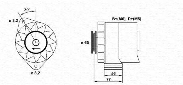 MAGNETI MARELLI 943356728010 Генератор