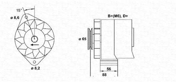 MAGNETI MARELLI 943356731010 Генератор