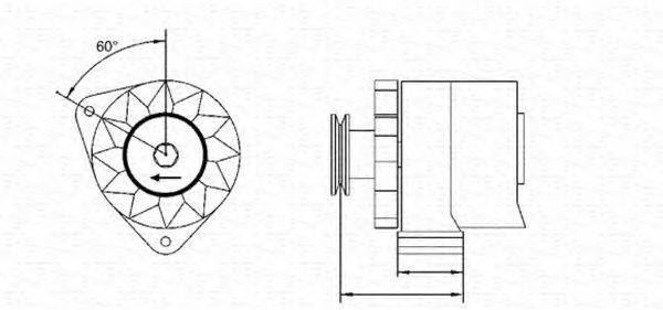 MAGNETI MARELLI 943356740010 Генератор