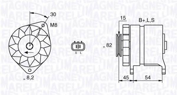 MAGNETI MARELLI 063532605010 Генератор