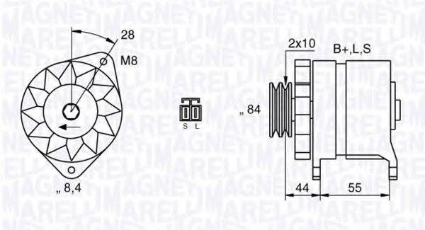 MAGNETI MARELLI 063532609010 Генератор