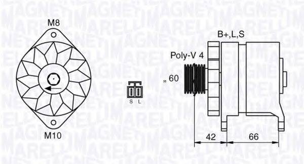 MAGNETI MARELLI 063532626010 Генератор