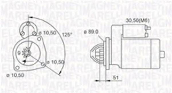 MAGNETI MARELLI 063720008010 Стартер