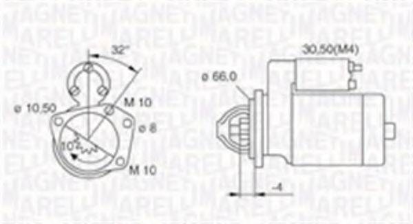 MAGNETI MARELLI 063720010010 Стартер