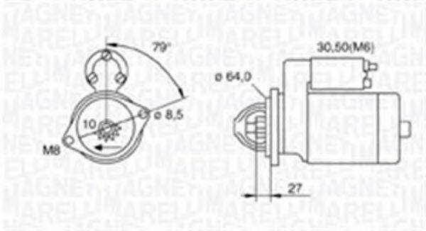 MAGNETI MARELLI 063720032010 Стартер