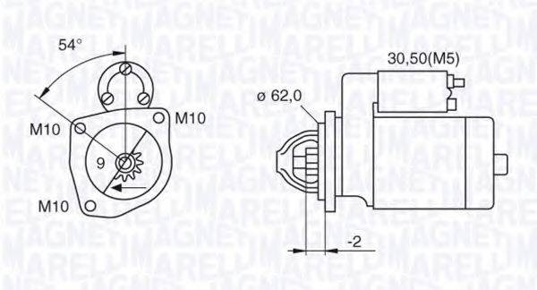 MAGNETI MARELLI 063521081760 Стартер