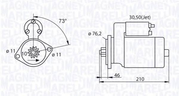 MAGNETI MARELLI 063521214120 Стартер