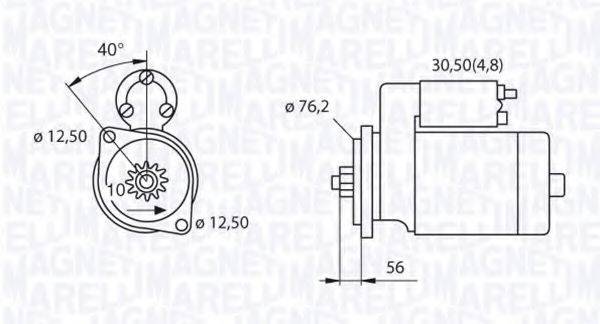 MAGNETI MARELLI 063521230180 Стартер