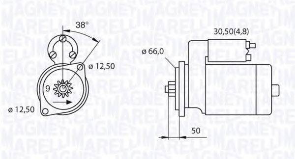 MAGNETI MARELLI 063521240260 Стартер