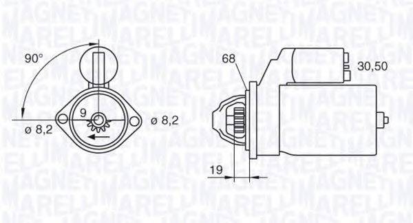 MAGNETI MARELLI 063522602010 Стартер