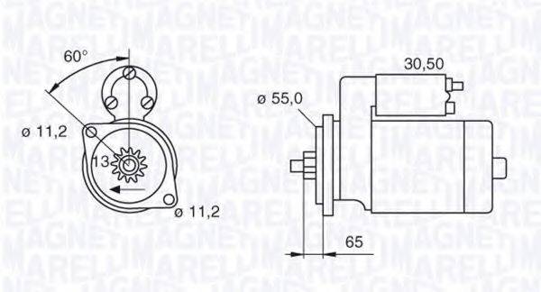 MAGNETI MARELLI 063280051010 Стартер