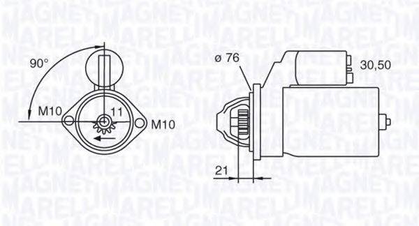 MAGNETI MARELLI 063280071010 Стартер