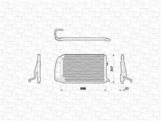 MAGNETI MARELLI 350203205000 Конденсатор, кондиціонер