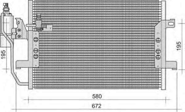 MAGNETI MARELLI 350203274000 Конденсатор, кондиціонер