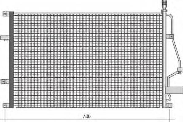 MAGNETI MARELLI 350203488000 Конденсатор, кондиціонер