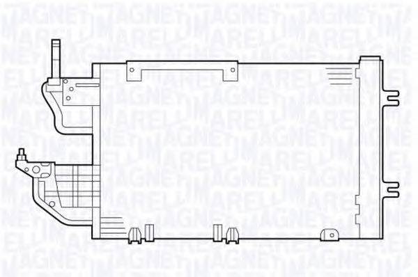 MAGNETI MARELLI 350203635000 Конденсатор, кондиціонер