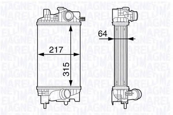 MAGNETI MARELLI 351319203010 Інтеркулер