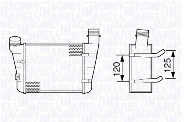 MAGNETI MARELLI 351319203410 Інтеркулер