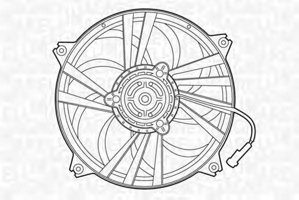 MAGNETI MARELLI 069422301010 Вентилятор, охолодження двигуна