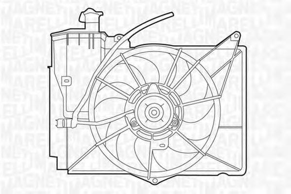 MAGNETI MARELLI 069422360010 Вентилятор, охолодження двигуна