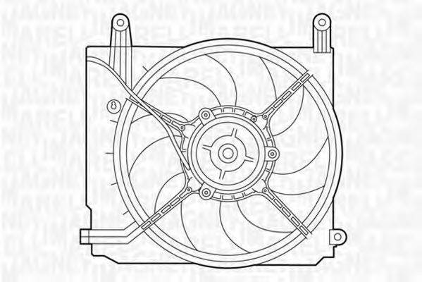 MAGNETI MARELLI 069422388010 Вентилятор, охолодження двигуна