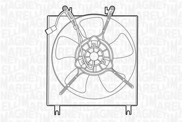 MAGNETI MARELLI 069422417010 Вентилятор, охолодження двигуна