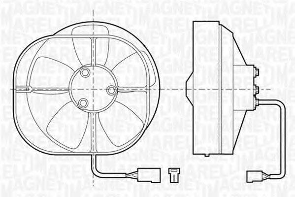 MAGNETI MARELLI 069401280010 Вентилятор салону