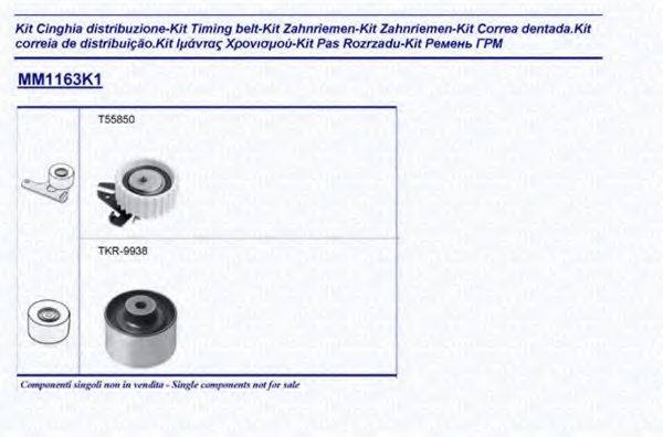 MAGNETI MARELLI 341311631101 Комплект ременя ГРМ